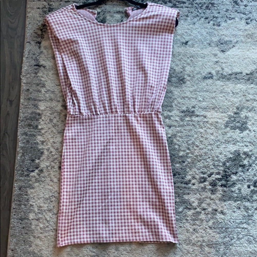 Zara Bodycon Shoulder Pad Dress